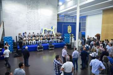 La fiesta aniversario de Global se celebró este miércoles en el Cabildo grancanario (Foto TA)